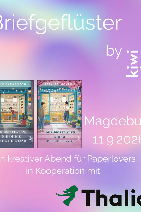 Briefgefl�ster - Ein Abend f�r alle, die das geschriebene Wort lieben - Magdeburg - 11.09.2026 18:00