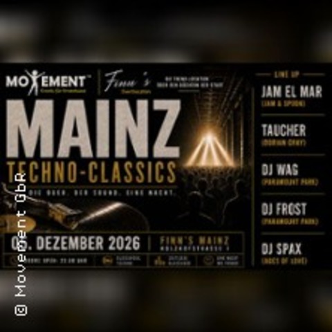Mainz Techno-Classics - MAINZ - 05.12.2026 22:00