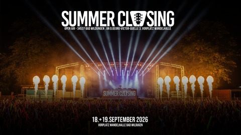 Summer Closing - Kombiticket Freitag + Samstag - Bad Wildungen - 18.09.2026 19:00