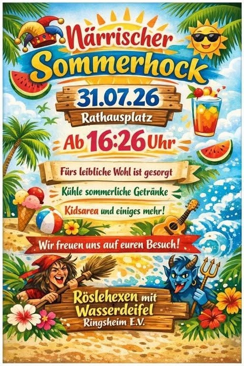 N�rrischer Sommerhock - Ringsheim - 31.07.2026 16:00