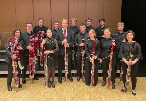 Fagottstudenten der Musikhochschule Freiburg unter der Leitung von Prof. Henrik Rabien spielen ihr vielseitiges Programm - Sulzburg - 20.06.2026 20:00