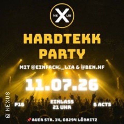 NEXUS x Lia & Ben - Hardtekk Open Air - L�SSNITZ - 11.07.2026 21:00