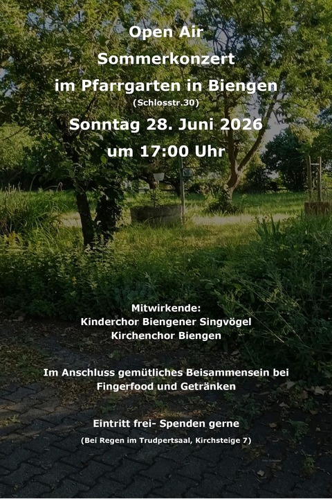 Kirchenchor Biengen - Bad Krozingen - 28.06.2026 17:00
