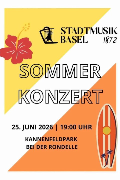 Sommerkonzert der Stadtmusik Basel - Basel - 25.06.2026 19:00