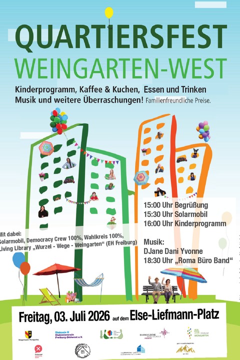 Quartiersfest - Freiburg - 03.07.2026 15:00