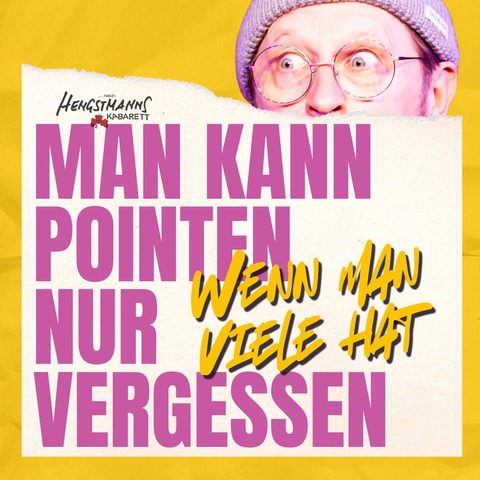 Man kann Pointen nur vergessen, wenn man viele hat - Magdeburg - 12.09.2026 19:30