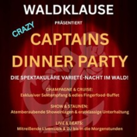 Crazy Captains Dinner Party - NIENST�DT - 31.07.2026 19:00