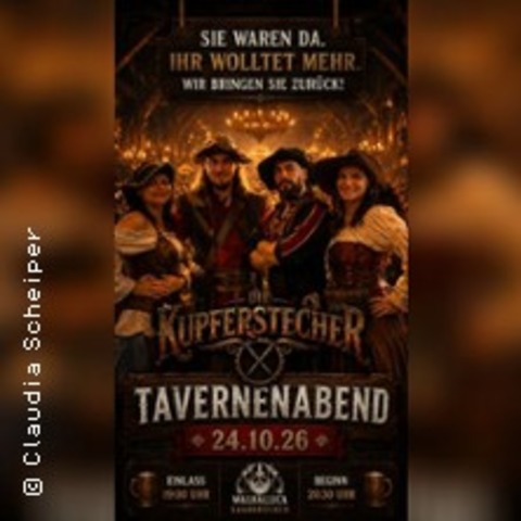 Die Kupferstecher - SAARBR�CKEN - 24.10.2026 20:30