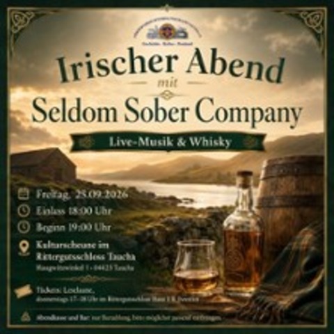 Irischer Abend mit Seldom Sober Company - TAUCHA - 25.09.2026 18:00
