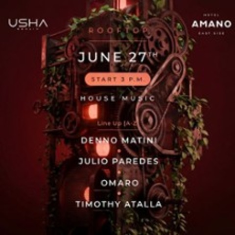 Amano Rooftoop - Usha House Vibes - BERLIN - 27.06.2026 15:00