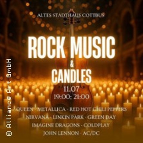 Rock Music & Candles - Cottbus - 11.07.2026 21:00