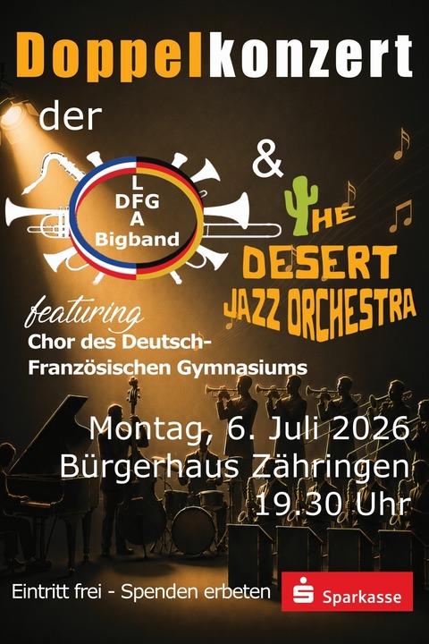 Bigband des Deutsch-Franz�sischen Gymnasium Freiburg - Freiburg - 06.07.2026 19:30