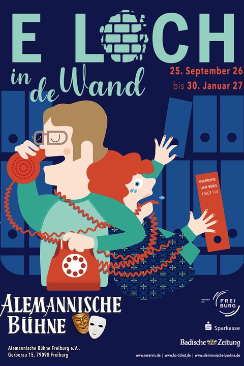 E Loch in de Wand - Sonntagsvorstellung um 11.30 Uhr - Freiburg - 17.01.2027 11:30