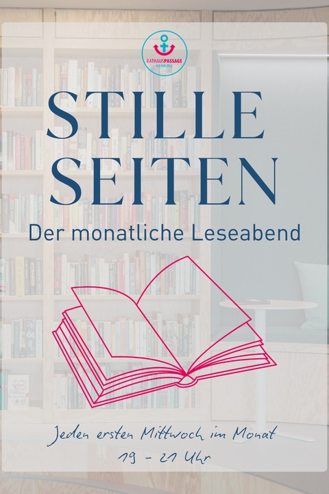 Stille Seiten - Der monatliche Leseabend - Thema: �Blind Date mit einem Buch� - Hamburg - 02.09.2026 19:00