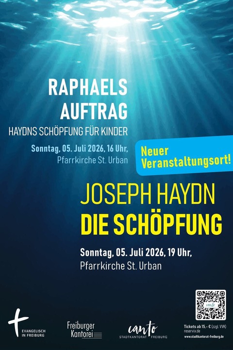 Raphaels Auftrag - Haydns Sch�pfung als Kinderkonzert - Kinderkonzert - Freiburg - 05.07.2026 16:00