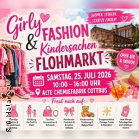 Standplatz buchen - Girly Fashion & Kindersachenflohmarkt - COTTBUS - 25.07.2026 08:00