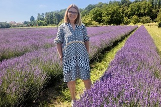Wenn der Lavendel in Bischoffingen bl�ht und sich der Kaiserstuhl lila f�rbt
