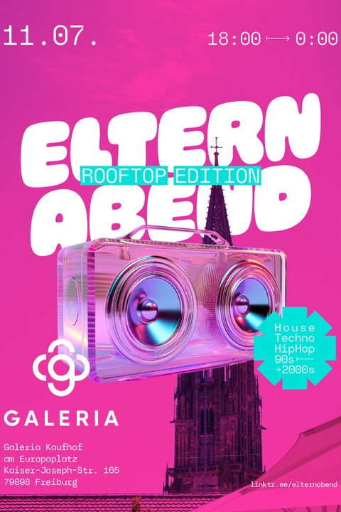 ELTERNABEND FREIBURG - Rooftop Edition - Freiburg - 11.07.2026 18:00